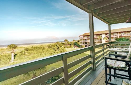 Tybee Island Apartment | Resort views - Huge Balcony - Steps to the beach!