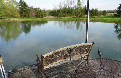 Livonia Center Apartment | Rest and relax- great view of Hemlock hills and surrounding area.
