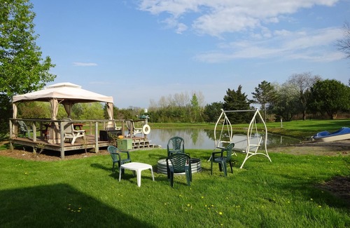 Livonia Center Apartment | Rest and relax- great view of Hemlock hills and surrounding area.