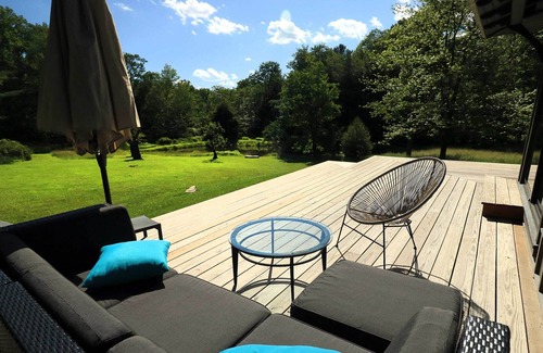 Spring Mills Cabin | Restorative Spring Mills Retreat w/ Pond!