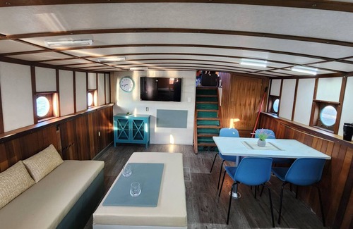 Cowichan Bay Boat Rental | Retro Boat in Quiet Marina, Whale Watching, Sea Otters and Lions, Crab Fishing