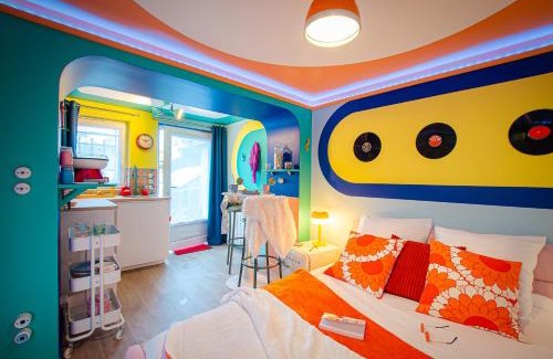 Le Ban-Saint-Martin Apartment | Retro Candy Lounge, avec terrasse et parking