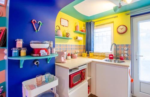 Le Ban-Saint-Martin Apartment | Retro Candy Lounge, avec terrasse et parking