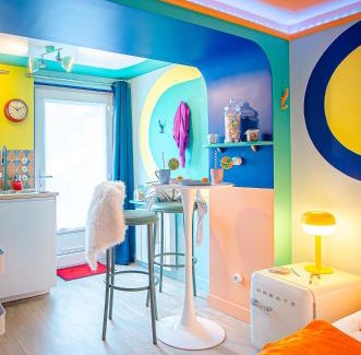 Le Ban-Saint-Martin Apartment | Retro Candy Lounge, avec terrasse et parking