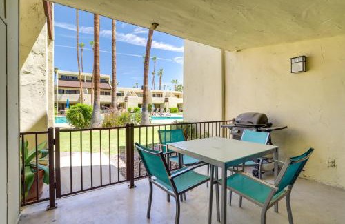 Twin Palms Apartment | Retro-Inspired Palm Springs Condo with Pool View!