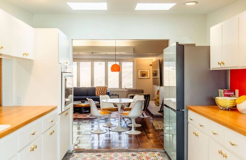 Heber Springs House | Retro vibes of the 50's, 60's, and 70's with amazing outdoor pool area!