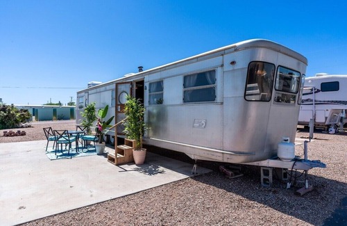 Tombstone House | Retro Vintage Spartan Trailer