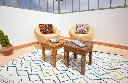 Talborjt House | Riad Domek Agadir Rooftop 6 Px