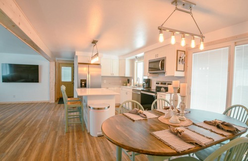 Iron River House | Ride your ATVs and snowmobiles directly from the house!