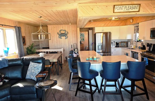 Point Pleasant Beach House | RIGHT ON THE BOARDWALK & BEACH ~ Stunning View, Ocean Breezes and Boardwalk Fun!