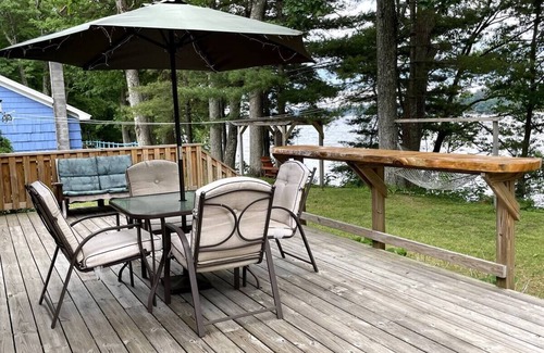 Northville House | Right on the Water, Spectacular Lakefront Home with Private Dock-Boat & Swim