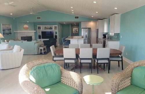 Butler Beach House | Rising Sun - Vacation Bliss! Ocean Front, Large Decks, and Private Beach Access!