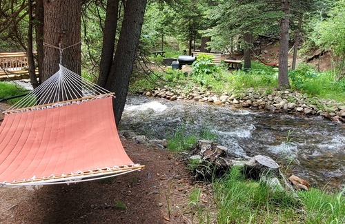 Idaho Springs Cabin | River Front Cabin with Fish Pond