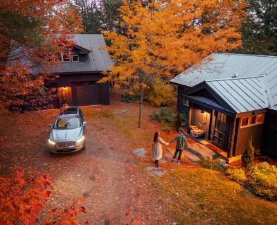Eastern Vermont Ski Chalet | River Ridge Cabin near Stowe, in the heart of Vermont