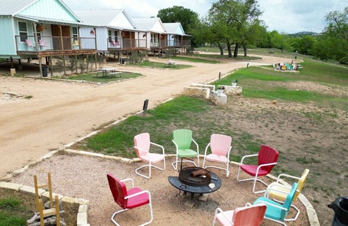Kerrville Cabin | River View Deluxe King Cabin near Downtown #23