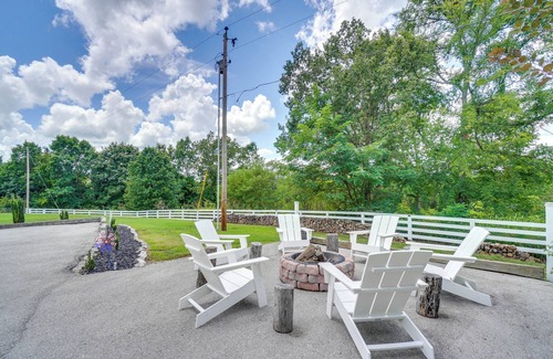 Sloans Valley House | River-View Somerset Home: Large Deck, Fire Pit!