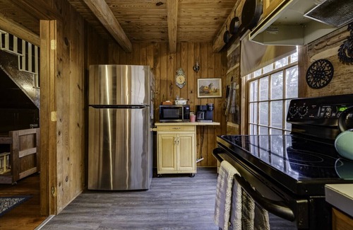 Luray Cabin | Riverfront Cabin! Fireplaces, Farm, Trail & Kayaks