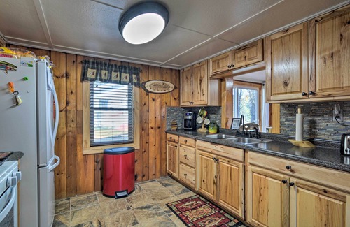 Grayling House | Riverfront Grayling Retreat w/Fire Pit & Dock!
