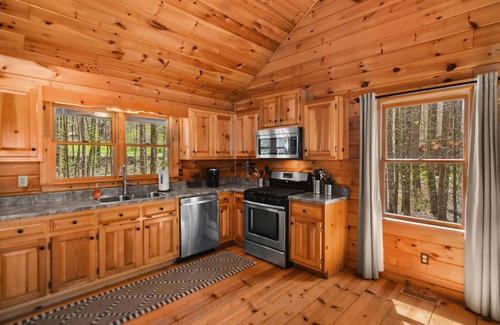 Blue Ridge Cabin | Riverfront, Hdtv, Flat Lot, Grassy Yard!