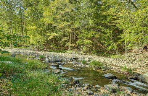 Bridgewater Corners House | Riverfront Home with Hot Tub Near Killington Resort