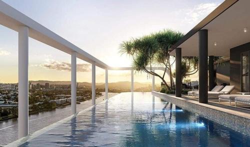 Eagle Farm Apartment | Riverfront Luxe 2Bed Pool Parking