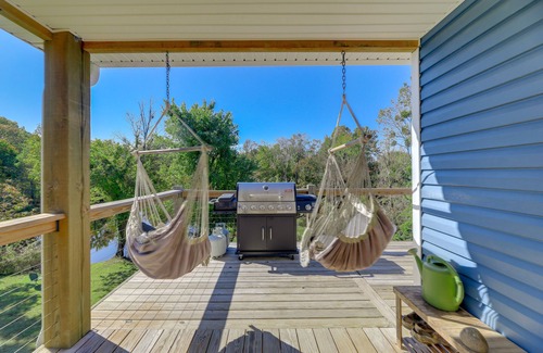 Ernul House | Riverfront Pollocksville Home w/Private Beach!