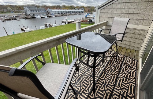 South Haven Condo | Riverfront Retreat! Walk to Downtown/Near Beaches!