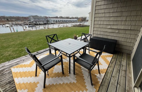 South Haven Condo | Riverfront Retreat! Walk to Downtown/Near Beaches!