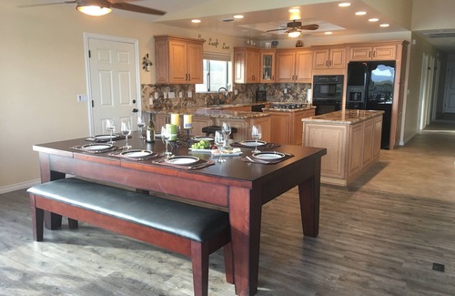 Bullhead City House | Riverfront w/lawn, jet ski dock, and boat dock. Views and spectacular Sunsets!