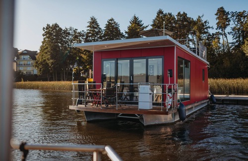 Oberhavel Boat Rental | Riverloft houseboat Flotinghouse Enola