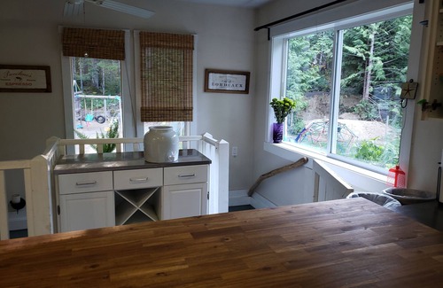 Shawnigan Lake House | ~♡RIVERSIDE. 3+Den BR Cabin Offgrid. Famiy Friendly. Off- season rates. Inquire!
