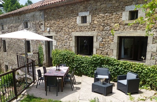 Busserolles House | Riverside Mill in walking distance of village with Restaurant / Bar & Bakery