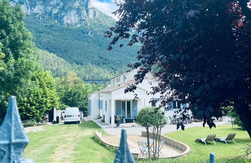 Axat Villa | Riverside villa with stunning views.