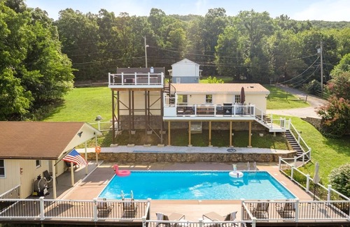 Millville House | Riverview Retreat - Pool, Hot Tub, and Mtn Views!