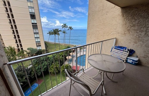 Kahana Condo | RK 616 Oceanfront Escape w Pool | Steps2Beach