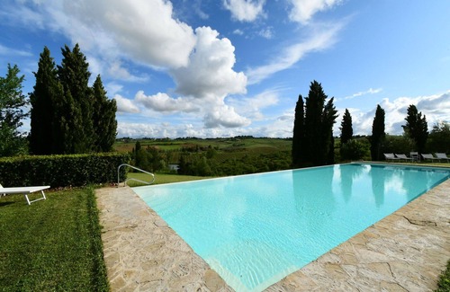 Ponte di Gabbiano Apartment | Rocche di Valiano, Geranio in Siena, pool use, AC