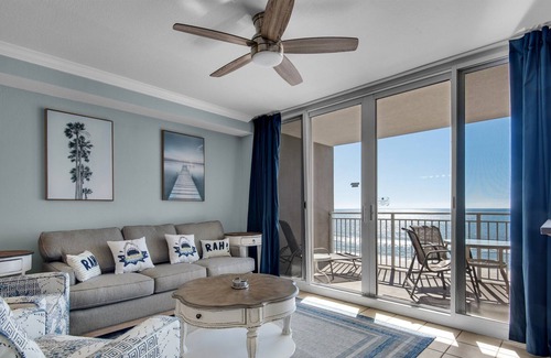 Open Sands Condo | Rocken The Beachfront Updated condo Balcony views of Panama City Beach! Sleeps 8