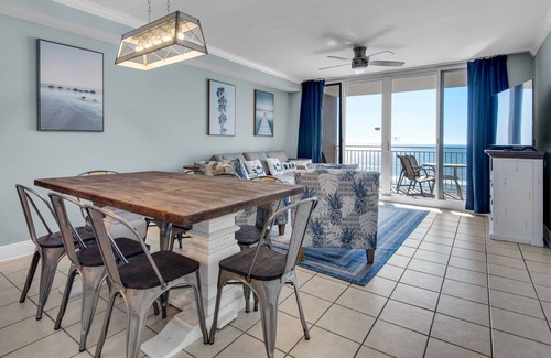Open Sands Condo | Rocken The Beachfront Updated condo Balcony views of Panama City Beach! Sleeps 8