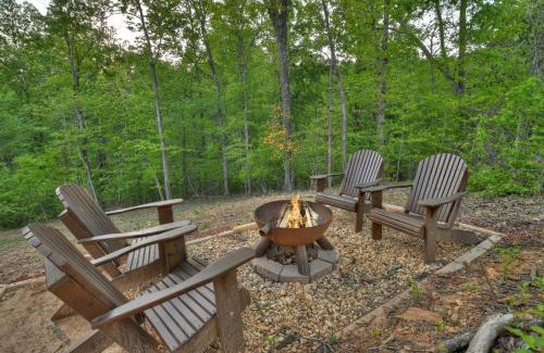Mineral Bluff Villa | Rohring Retreat - Bask in comfort on the deck and play games in the game room
