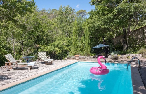 Claviers House | Romantic 18th Century Olive Mill with Pool, Terrace, Privacy, Air-Conditioning