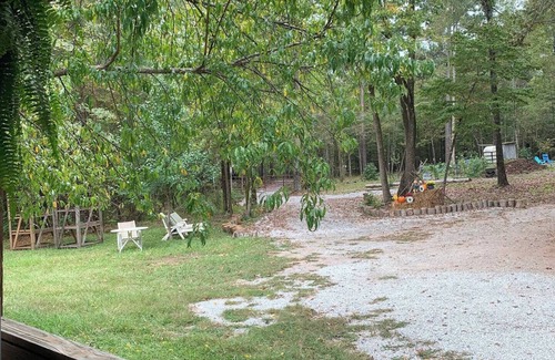 Lake Oconee RV Rental | Romantic bell tent hidden in the forest