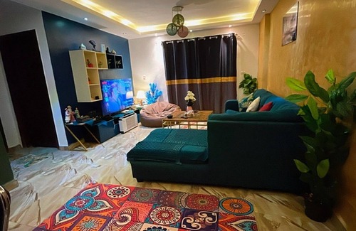 Madinaty Apartment | Romantic Family Size 2BR With Private Garden Close to Airport