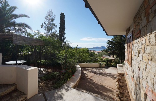 Torre Colonna-sperone Villa | Romantic Sicilian villa, garden/panoramic— 950 meters from the beach!