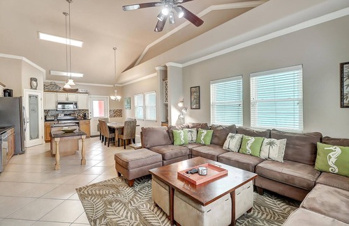Safe Harbor House | Rooftop Deck with Gulf and Bay Views, Pet-Friendly, Spacious Home, Sleeps 12