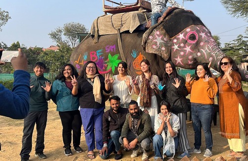 Pink City House | Room 3 - You can spend time with elephants by going close them