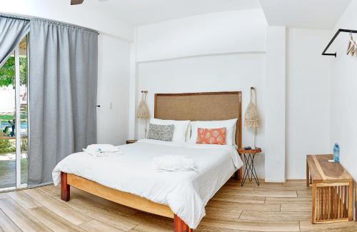 Las Penitas House | Room in Lodge - Fresa 3 - Family room for 5 people with sea view