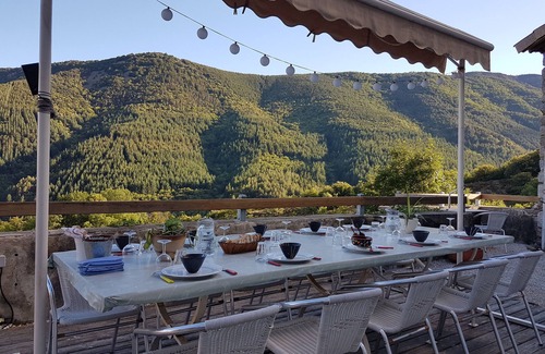 Valgorge Apartment | Room 'La Ferme De Chalas - Tanargue' with Shared Pool, Shared Terrace and Wi-Fi