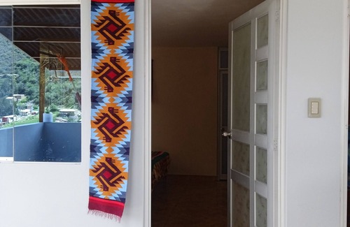 Huaraz Cottage | room private view mountain range white and interandean valley