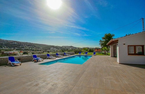 Teulada Villa | Rosalia - holiday home with panoramic view and private pool in Teluda