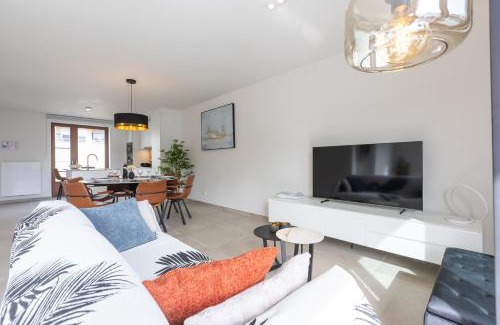 Vogelzang Apartment | Rose D'ivry-3 bedroom appartement w free parking garage - large terrace - quiet area & walking distance from the sea!